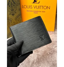 Чоловічий Шкіряний гаманець Louis Vuitton Multiple Epi k032