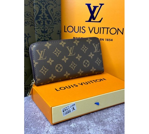 Чоловічий Шкіряний гаманець Louis Vuitton Zippy Monogram k033