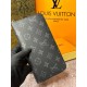 Чоловічий шкіряний гаманець Louis Vuitton Zippy Monogram Eclipse k037