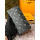 Чоловічий шкіряний гаманець Louis Vuitton Brazza Monogram Eclipse k041-1