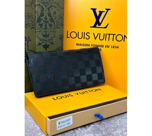 Чоловічий Шкіряний гаманець Louis Vuitton Brazza Damier Infini k041-2