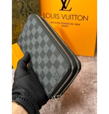 Чоловічий шкіряний гаманець Louis Vuitton на дві змійки k042