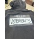 Худі чорне Vetements Hello Black sg278