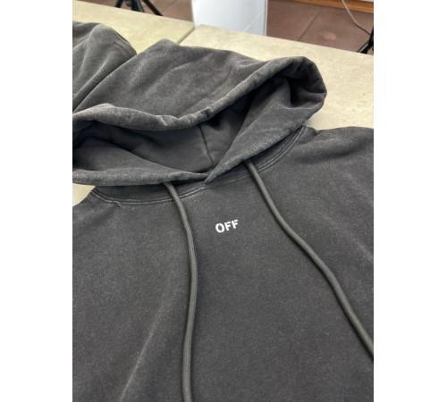 Худі сiре Off White Gray sg280