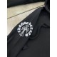 Кофта на блискавці чорная Chrome Hearts Black White Logo sg281