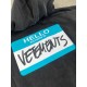 Худі Vetements Hello на блискавці sg289