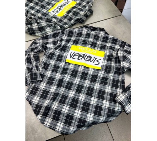 Сорочка Vetements чорно-біла