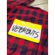 Сорочка Vetements червоно-чорна p043