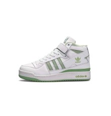 Жіночі кросівки Adidas Forum 84 High White Green Fur