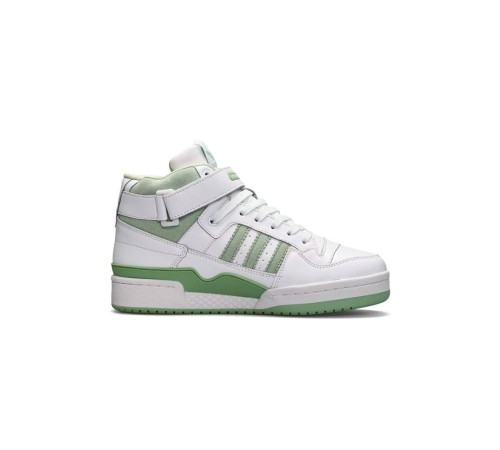 Жіночі кросівки Adidas Forum 84 High White Green Fur