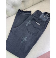 Джинси чорнi Chrome Hearts Black d056