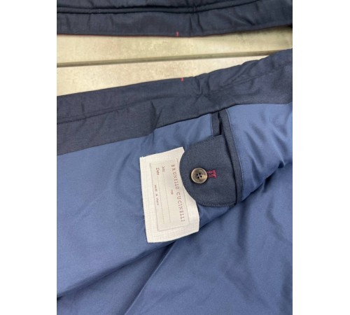 Жилет синiй Brunello Cucinelli Classic Blue v078