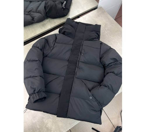 Куртка зимова Moncler чорна v089