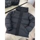 Куртка зимова Moncler чорна v089