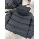 Куртка зимова Moncler чорна v089