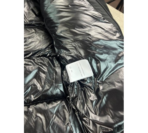 Куртка зимова Moncler чорна v089