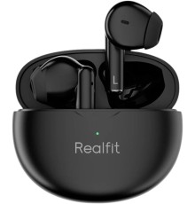 Безпровідні навушники Realfit F2, активне шумозаглушення, Bluetooth 5.3,з мікрофоном Чорний