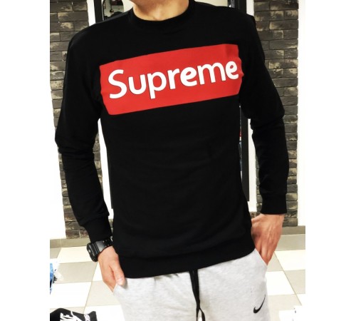 Світшот Supreme чорний