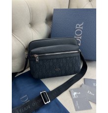 Месенджер чорний Dior Zipped Rider 2.0 c852