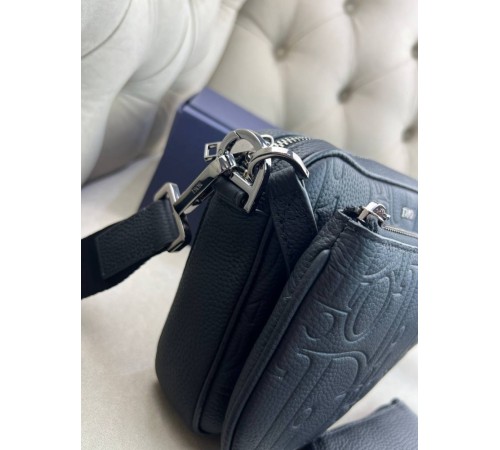 Месенджер Dior Saddle Black чорний c856