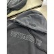 Худі Vetements з вишитим білим лого сiре sg298