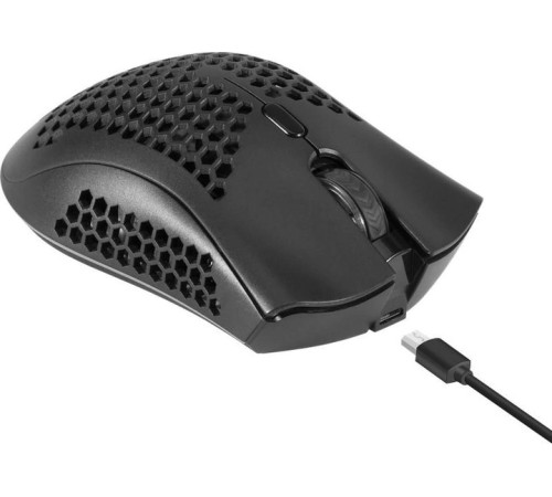 Бездротова Ігрова RGB Миша K-Snake BM600 2.4G з підсвічуванням Чорна