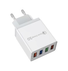 Блок живлення 4 port USB Charge зоряний пристрій Біла