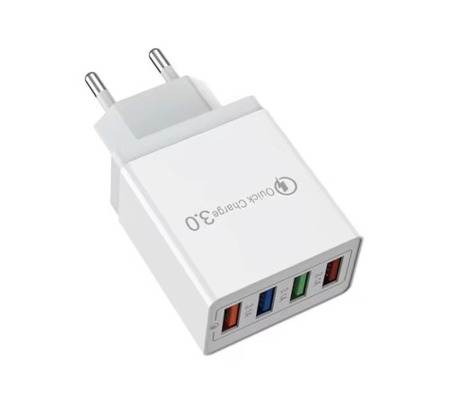 Блок живлення 4 port USB Charge зоряний пристрій Біла