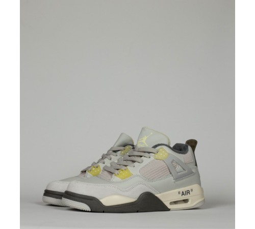 Жіночі кросівки Nike Air Jordan 4 retro Fur Gray