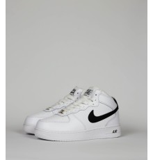 Жіночі кросівки  Nike Air Force 1 high Fur White Black