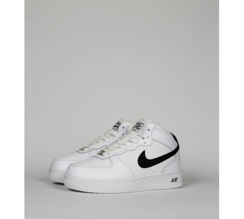 Жіночі кросівки  Nike Air Force 1 high Fur White Black