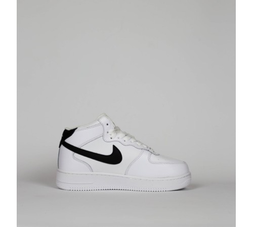 Жіночі кросівки  Nike Air Force 1 high Fur White Black