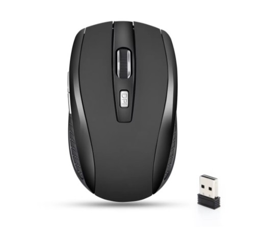 Бездротова мишка Silent Mouse 2.4G чорна