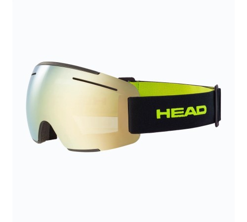 Маска гірськолижна HEAD F-LYT Cat S3 Large (L) Black/Green Lime (394352)