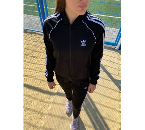 Костюм у стилі Adidas чорний