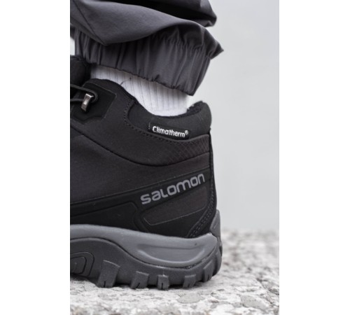 Чоловічі черевики Salomon Shelter Cs Wp Black grey