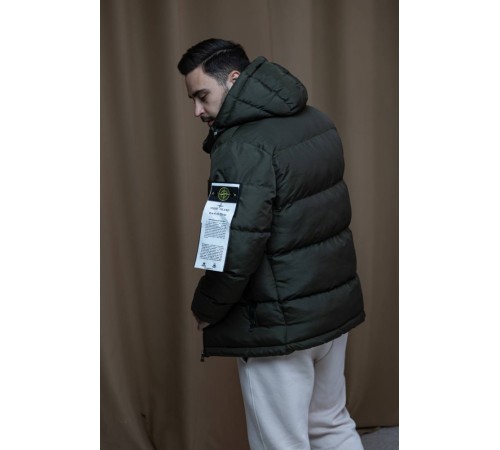 Куртка зимова Stone Island хакі