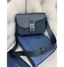 Месенджер Dior Saddle Gray сiра c858