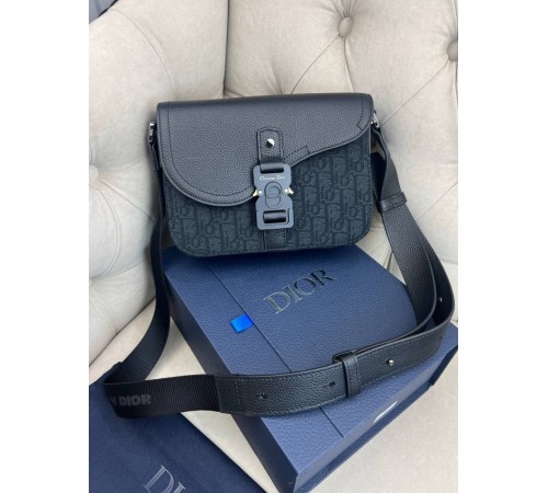 Месенджер Dior Saddle Gray сiра c858