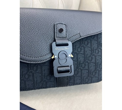 Месенджер Dior Saddle Gray сiра c858