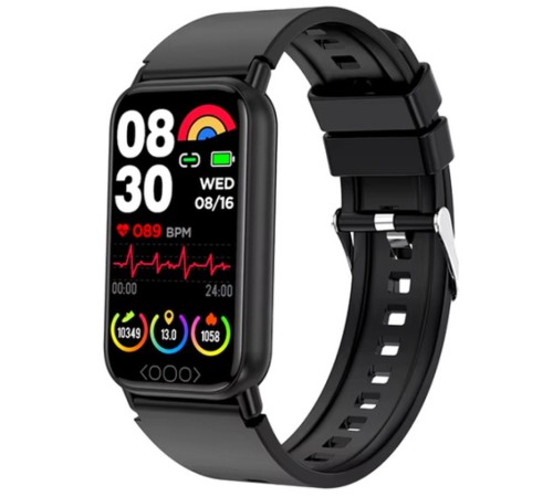 Чоловічий спортивний смарт браслет Smart Watch Band, чорний