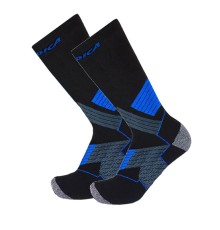 Шкарпетки гірськолижні Nordica Multi Purpose Merino Winter Socks (2 пари) Black/Blue (NRD-MLTPR-BLK)