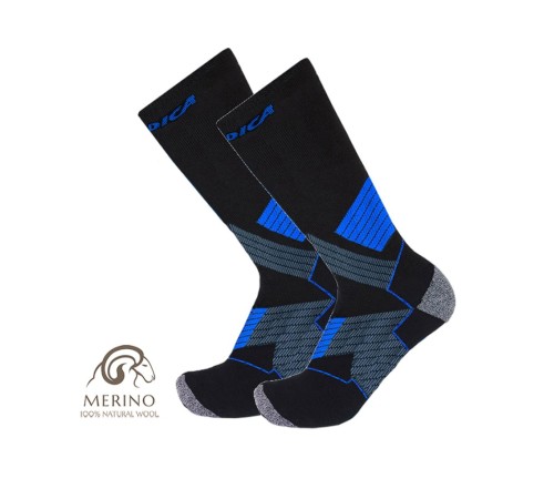 Шкарпетки гірськолижні Nordica Multi Purpose Merino Winter Socks (2 пари) Black/Blue (NRD-MLTPR-BLK)