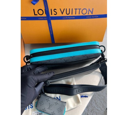 Месенджер сірий Louis Vuitton Trio Turquoise c859