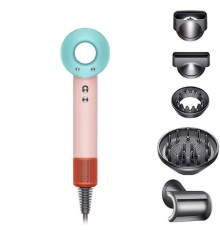 Фен Dyson Super Hair Dryer ceramic pop з іонізацією та турборежимом 5 насадок (Y-39)