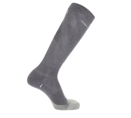 Шкарпетки гірськолижні Salomon S/MAX (Merino) L 42-44 Grey/Black Sterling Blue (C18051-L)