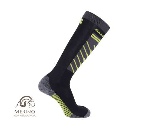 Шкарпетки гірськолижні Salomon S/ACCESS L 42-44 Deep Black Phantom/Sulfur Spring (C19758-L)