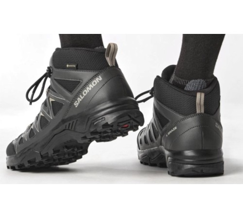 Оригінальні черевики Salomon X Braze Mid Gtx Black 471748