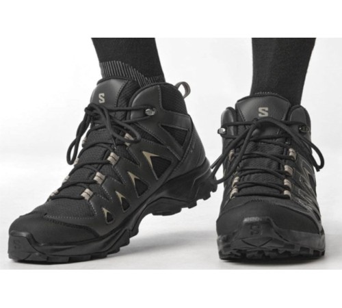 Оригінальні черевики Salomon X Braze Mid Gtx Black 471748