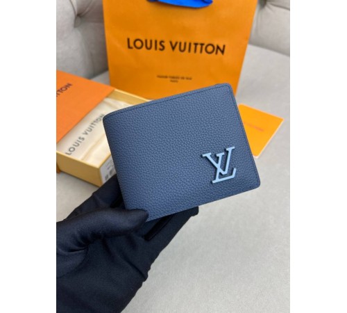 Гаманець синій Louis Vuitton Aerogram Multiple Encre k413